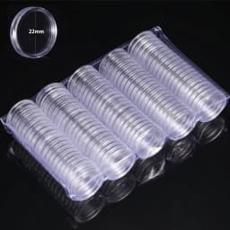 10/100p 21-46mm Transparent Plastic COINN Holder COINN Collecting Box Case for COINN Storage Capsules Protection Boxes Container