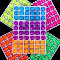 VC Neon Fluorescent Roundness Sew on Rhinestone Roundness Sewing Diamond Glass Diamond Flatback DIY Accessories Wedding