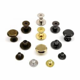 20pcs Round Head 10mm Screwback Chicago Screw Nail Binding Rivet Stud for Leather Shoulder Bag Knapsack Belt Strap Wallet