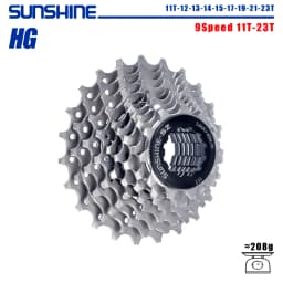 SUNSHINE Road Bike Cassette 8/9/10/11/12 Speed 23/25/28/32/34/36T k7 Cassette 8V 9V 10V 11V 12V for SHIMANO HG