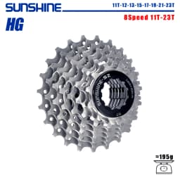 SUNSHINE Road Bike Cassette 8/9/10/11/12 Speed 23/25/28/32/34/36T k7 Cassette 8V 9V 10V 11V 12V for SHIMANO HG