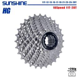 SUNSHINE Road Bike Cassette 8/9/10/11/12 Speed 23/25/28/32/34/36T k7 Cassette 8V 9V 10V 11V 12V for SHIMANO HG