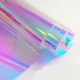 2/3/5M Iridescent Dichroic Glass Privacy Film Rainbow Holographic Window Film Chameleon Window Tint Self Adhesive Decoration