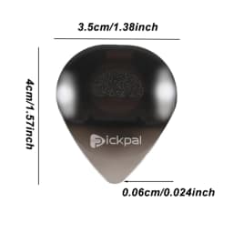 Miwayer LED Luminous Guitar Pick - ABS Electric Guitar Picks With Three-Color Light Options (White/Green/Purple)