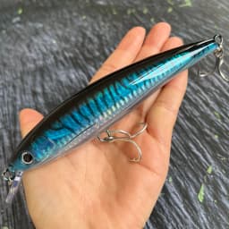 140mm 41g Big Floating Minnow Fishing Lures Laser Artificial Baits Saltwater Long Casting Trolling Wobblers UV Jerkbait Supplies