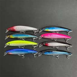 140mm 41g Big Floating Minnow Fishing Lures Laser Artificial Baits Saltwater Long Casting Trolling Wobblers UV Jerkbait Supplies