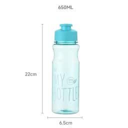 550ML Travel Sport Multi-color Water Bottle Plastic Water Cup Large Capacity