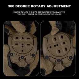 Tactical Holster Adapter 360 Degree Revolve Outdoor Hunting Holster Base Mounting Modular Airsoft Shooting Holster Accessories