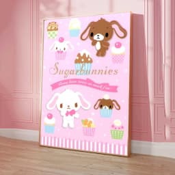 1pc Sugarbunnies Anime Poster Sticky Posters Retro Kraft Paper Sticker DIY Room Bar Cafe Aesthetic Art Wall Painting