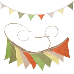 2.6M Nursery Fabric Bunting 10 Triangle Pennant Flags Party Decor Banner Home Baby Shower Carnival Garland