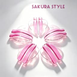Pink 5pairsBlackwings Silicone Eyelash Perming Pad Lashes Rods Shield Lifting 3D Eyelash Curler Accessories Applicator Tools