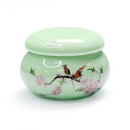 1Pc Ceramics Nail Cup with Lid Acrylic Liquid Powder Ceramic Cup Nail Art Acrylic Liquid Powder Porcelain Dappen Dish Container