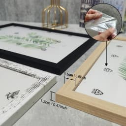 Wood Picture Frame 10X15/15X20/20X25cm Living Decor A4 Honors Certificate Document Frame Photo Frame for Wall Hanging Desktop