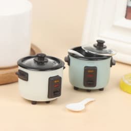 1PC Mini Appliance Decoration For Doll House Electric Rice Cooker Kitchen Accessories Dollhouse Miniature Rice Cooker Home decor