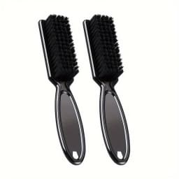 Barber Neck Duster Brush Sets Plastic Handle Hairdressing Soft Hair Cleaning Brush Head Shape Carving Cleaning Brush