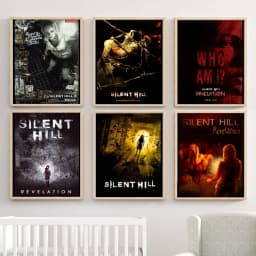 Classic Movie Horror Thriller Silent Hill Canvas Wall Art Home Decor Room Decor Digital Painting Living Room Restaurant