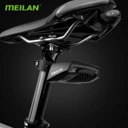 Meilan X5 Wireless Bike Bicycle Rear Light Laser Tail Lamp Smart Brake USB Rechargeable Cycling Accessories Remote Turn Led