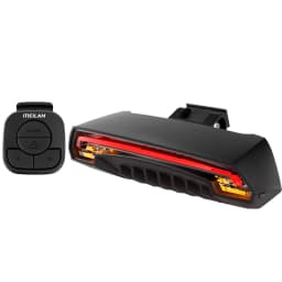 Meilan X5 Wireless Bike Bicycle Rear Light Laser Tail Lamp Smart Brake USB Rechargeable Cycling Accessories Remote Turn Led