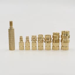 Hot Melt Brass Heat Insert Nut Iron Tip M2 M2.5 M3 M4 M5 M6 Embedded Heating Knurled Brass Inserts Nuts 3D Printer Case Notebook