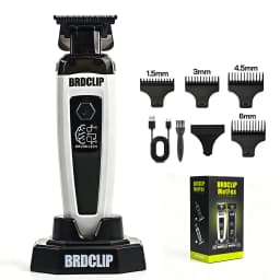New 2026 BRDCLIP FA1T Green Professional Hair Trimmer Barber Carving Gradient Finish Machine Electric Clipper with Charger Stand