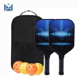 Pickleball Paddles Set-Graphite Carbon Fiber Usapa Approved Lightweight Racquets Set Indoor and Outdoor Exercise For All Ages