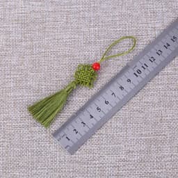 5/10Pcs 5cm Small Chinese Knot Silk Tassel Pendant Sewing Curtain Charms Tassels DIY Crafts Gift Jewelry Making Decor Tassel