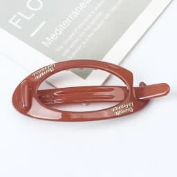 Elegant French Oval Hair Clip Ponytail Fix Artifact Vintage Hairpin Women Back Head Frosted Hairpin Hair Styling Grab Claw Clip
