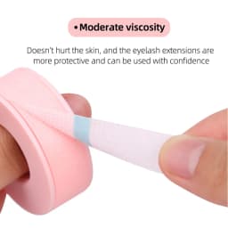 Sensitive Skin Using Silicone Eyelash Tape Gel Makeup Tools Materials for Eyelash Extensions and Lash Extension Tape Supplies
