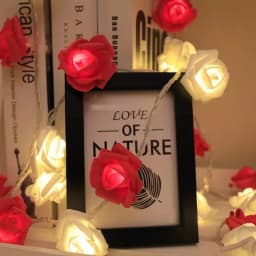 1.5m/4.92ft 10LED Rose Light String For Home Hanging Pendant Wedding Valentine's Day Party Decoration Supplies Wedding Favor