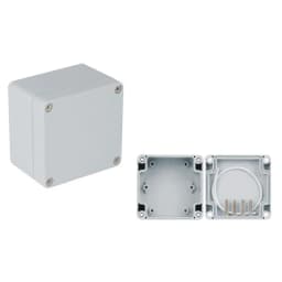 Black and white outdoor waterproof box Plastic box Electronic engineering box instrument waterproof junction box shell