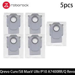 Roborock S8 MaxV Ultra / P10 A7400RR / Q Revo / Qrevo Pro / Qrevo MaxV / Qrevo S / Qrevo Plus Robot Vacuum Dust Bags Accessories