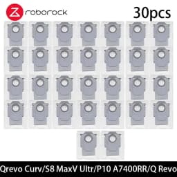 Roborock S8 MaxV Ultra / P10 A7400RR / Q Revo / Qrevo Pro / Qrevo MaxV / Qrevo S / Qrevo Plus Robot Vacuum Dust Bags Accessories