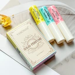 3pcs Solid Perfume Sticks - Long-Lasting, Natural & Fresh Scent Long Lasting Fragrance Portable Pocket Solid Balm For Dating