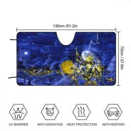 M-Maidenns I-Ironns Car Sunshade Curtains Solar Protection Windshield Sunshade Sun Shade Auto Sun Visor Car Covers