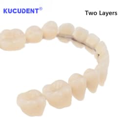 1Pair/Box Resin Denture Teeth Set - Complete DIY False Teeth for Dental Education & Training Models (Upper and Lower)