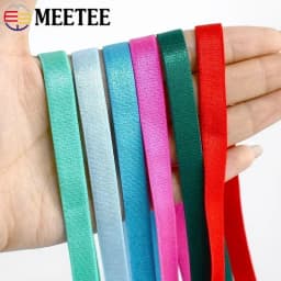 5/10/20M 6/8/10/15mm Nylon Elastic Band for Bra Underwear Shoulder Strap Rubber Tapes Soft Belt Stretch Lingerie Sewing Trims