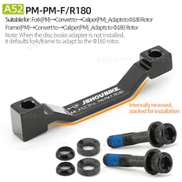 PM/IS MTB Disc Brake Mount Adapter 140mm 160mm 180mm 203mm Rotor Mountain Bike Fork Frame Rear Caliper Converter For Shimano