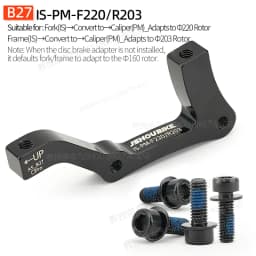 PM/IS MTB Disc Brake Mount Adapter 140mm 160mm 180mm 203mm Rotor Mountain Bike Fork Frame Rear Caliper Converter For Shimano
