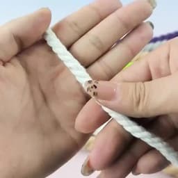 2Meters 5-20mm 3 Shares Macrame Cotton Rope Strap Braided Twisted Cord DIY Decoration Ropes Bag Craft Cords Sewing Accessories