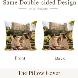 Customized Pillow Cover Personalized, Wedding Keepsake, Pet Memorial Pillowcase Custom Design