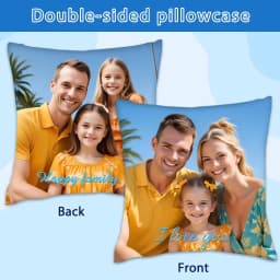 Customized Pillow Cover Personalized, Wedding Keepsake, Pet Memorial Pillowcase Custom Design