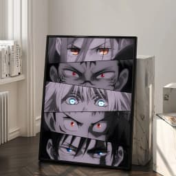 Anime Jujutsu Kaisen Prints Poster Itadori Yuji Fushiguro Megumi Sukuna Collage Canvas Painting Home Decor Poster Fans Gifts