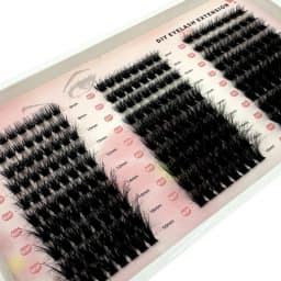 New 3D Grafting 10 Rows 60P+80P+100P Self Grafting DIY Mixed Cluster Packaging Mink Makeup False Eyelash Beauty Tool Wholesale
