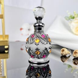 1PCS Luxury Perfume Bottle Essential Oil Bottle 15ml Empty Bottle Storage Bottle Gift Glass Perfume Bottle Portable Bottles