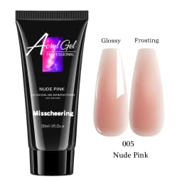 30ml Solid Color Nail Extension Gel Nail Build Poly Acrylic Gel Uv Led Quick Extension Of Crystal Model Painless Crystal Glue