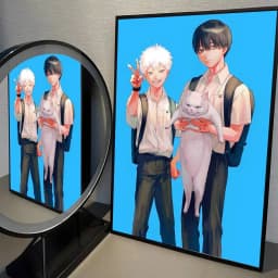 Anime The S-Summer Hikaru Died Poster High Quality Dorm Living Room Aesthetic Wall Decoration Painting Stickers Gift