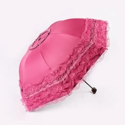 Vintage Lace Parasol Uv Protection Folding Umbrella Stylish Lace Folding Umbrella for Sun Protection Rain Lightweight Portable
