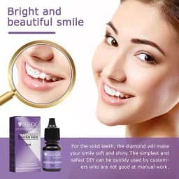 EELHOE Tooth Gem Glue Dental Adhesive for Tooth Gems Diamond Kit Glue Teeth Crystal Jewelry Sturdy Tooth Jewelry Orthodontic Gel