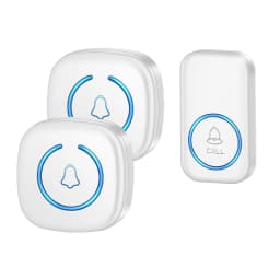 EZHEN Smart Wireless Doorbell Welcome Door Bell 60 song Ringtones Differentiated Doorbell Mute Home Office Call Bell US EU Plug
