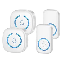 EZHEN Smart Wireless Doorbell Welcome Door Bell 60 song Ringtones Differentiated Doorbell Mute Home Office Call Bell US EU Plug